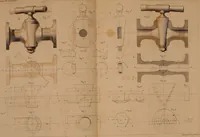 An illustration from The practical draughtsman's book of industrial design, and machinist's and engineer's drawing companion: forming a complete course of mechanical, engineering, and architectural drawing (1866)