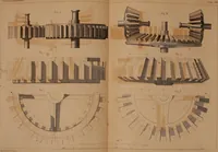 An illustration from The practical draughtsman's book of industrial design, and machinist's and engineer's drawing companion: forming a complete course of mechanical, engineering, and architectural drawing (1866)