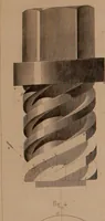 An illustration from The practical draughtsman's book of industrial design, and machinist's and engineer's drawing companion: forming a complete course of mechanical, engineering, and architectural drawing (1866)