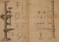 An illustration from The practical draughtsman's book of industrial design, and machinist's and engineer's drawing companion: forming a complete course of mechanical, engineering, and architectural drawing (1866)