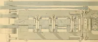 An illustration from The practical draughtsman's book of industrial design, and machinist's and engineer's drawing companion: forming a complete course of mechanical, engineering, and architectural drawing (1866)