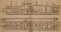 An illustration from The practical draughtsman's book of industrial design, and machinist's and engineer's drawing companion: forming a complete course of mechanical, engineering, and architectural drawing (1866)
