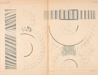 An illustration from The practical draughtsman's book of industrial design, and machinist's and engineer's drawing companion: forming a complete course of mechanical, engineering, and architectural drawing (1854)