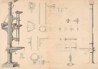 An illustration from The practical draughtsman's book of industrial design, and machinist's and engineer's drawing companion: forming a complete course of mechanical, engineering, and architectural drawing (1854)