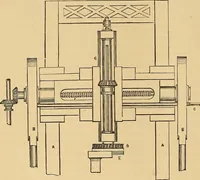 An illustration from The practical draughtsman's book of industrial design, and machinist's and engineer's drawing companion: forming a complete course of mechanical, engineering, and architectural drawing (1854)