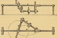 An illustration from The practical draughtsman's book of industrial design, and machinist's and engineer's drawing companion: forming a complete course of mechanical, engineering, and architectural drawing (1854)