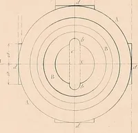 An illustration from The practical draughtsman's book of industrial design, and machinist's and engineer's drawing companion: forming a complete course of mechanical, engineering, and architectural drawing (1854)