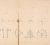An illustration from The practical draughtsman's book of industrial design, and machinist's and engineer's drawing companion: forming a complete course of mechanical, engineering, and architectural drawing (1854)