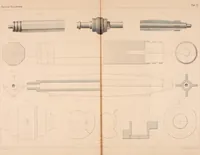 An illustration from The practical draughtsman's book of industrial design, and machinist's and engineer's drawing companion: forming a complete course of mechanical, engineering, and architectural drawing (1854)