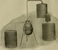 An illustration from Practical dry cleaner, scourer and garment dyer, comprising dry, chemical or French cleaning : purification of benzine, removal of stains or spotting, wet cleaning, including the cleaning of Palm Beach suits and other summer fabrics (1919)
