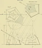 Picture 100 of 166 from Practical engineering drawing and third angle projection, for students in scientific, technical and manual training schools and for ... draughtsmen .. (1897), leaf 118