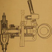 An illustration from Practical hand book of gas, oil and steam engines, stationary, marine, traction; gas burners, oil burners, etc.; farm, traction, automobile, locomotive; a simple, practical and comprehensive book on the construction, operation and repair of all kinds of engines (1916)