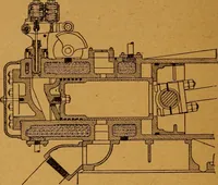 An illustration from Practical hand book of gas, oil and steam engines, stationary, marine, traction; gas burners, oil burners, etc.; farm, traction, automobile, locomotive; a simple, practical and comprehensive book on the construction, operation and repair of all kinds of engines (1916)