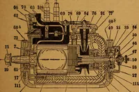 An illustration from Practical hand book of gas, oil and steam engines, stationary, marine, traction; gas burners, oil burners, etc.; farm, traction, automobile, locomotive; a simple, practical and comprehensive book on the construction, operation and repair of all kinds of engines (1916)