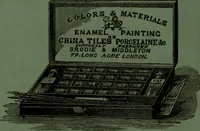 An illustration from Practical instructions in enamel painting on glass, china, tiles, etc., : to which is added full instructions for the manufacture of the vitreous pigments required, with twelve pages of instructions (1874)
