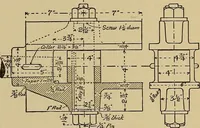 An illustration from Practical mechanical drawing and machine design self taught .. (1907)