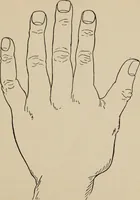An illustration from Practical palmistry : a reliable treatise on the art of character reading and methods of recalling past and foretelling future events upon examination of the hand (1904)