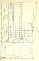 An illustration from Practical perspective; or, Perspective made easie. Teaching by the opticks, how to delineate all bodies, buildings, or landskips, &c. By the catoptricks, how to delineate confused appearances, so as when seen in a mirror or pollisht body of any intended shape, the reflection shall shew a designe. By the dioptircks [sic], how to draw parts of many figures into one, when seen through a glass or christal cut into many faces.. (1670)