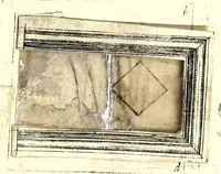 An illustration from Practical perspective; or, Perspective made easie. Teaching by the opticks, how to delineate all bodies, buildings, or landskips, &c. By the catoptricks, how to delineate confused appearances, so as when seen in a mirror or pollisht body of any intended shape, the reflection shall shew a designe. By the dioptircks [sic], how to draw parts of many figures into one, when seen through a glass or christal cut into many faces.. (1670)