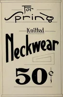An illustration from Practical phrases of show card writing; a complete manual of the best and latest methods of brush and pen lettering with comprehensive color notes embracing all the most appropriate alphabets, abundantly and accurately illustrated with full description of all the materials necessary (1922)