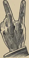 An illustration from Practical phrases of show card writing; a complete manual of the best and latest methods of brush and pen lettering with comprehensive color notes embracing all the most appropriate alphabets, abundantly and accurately illustrated with full description of all the materials necessary (1922)