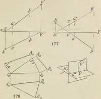 An illustration from Practical plane and solid geometry for advanced students, including graphic statics, adapted to the requirements of the South Kensington syllabus (1899)