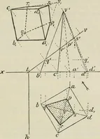An illustration from Practical plane and solid geometry for advanced students, including graphic statics, adapted to the requirements of the South Kensington syllabus (1899)