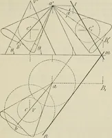 An illustration from Practical plane and solid geometry for advanced students, including graphic statics, adapted to the requirements of the South Kensington syllabus (1899)