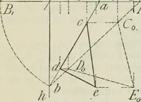 An illustration from Practical plane and solid geometry for advanced students, including graphic statics, adapted to the requirements of the South Kensington syllabus (1899)