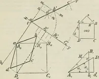 An illustration from Practical plane and solid geometry for advanced students, including graphic statics, adapted to the requirements of the South Kensington syllabus (1899)