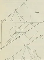 An illustration from Practical plane and solid geometry for advanced students, including graphic statics, adapted to the requirements of the South Kensington syllabus (1899)