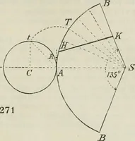 An illustration from Practical plane and solid geometry for advanced students, including graphic statics, adapted to the requirements of the South Kensington syllabus (1899)