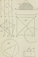 An illustration from Practical plane and solid geometry for advanced students, including graphic statics, adapted to the requirements of the South Kensington syllabus (1899)