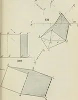 An illustration from Practical plane and solid geometry for advanced students, including graphic statics, adapted to the requirements of the South Kensington syllabus (1899)