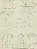 An illustration from Practical plane and solid geometry for advanced students, including graphic statics, adapted to the requirements of the South Kensington syllabus (1899)