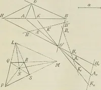An illustration from Practical plane and solid geometry for advanced students, including graphic statics, adapted to the requirements of the South Kensington syllabus (1899)