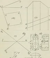 An illustration from Practical plane and solid geometry for advanced students, including graphic statics, adapted to the requirements of the South Kensington syllabus (1899)