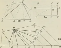 An illustration from Practical plane and solid geometry for advanced students, including graphic statics, adapted to the requirements of the South Kensington syllabus (1899)
