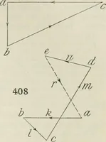 An illustration from Practical plane and solid geometry for advanced students, including graphic statics, adapted to the requirements of the South Kensington syllabus (1899)