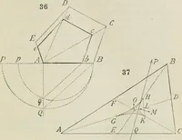 An illustration from Practical plane and solid geometry for advanced students, including graphic statics, adapted to the requirements of the South Kensington syllabus (1899)