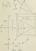 An illustration from Practical plane and solid geometry for advanced students, including graphic statics, adapted to the requirements of the South Kensington syllabus (1899)