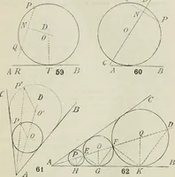 An illustration from Practical plane and solid geometry for advanced students, including graphic statics, adapted to the requirements of the South Kensington syllabus (1899)