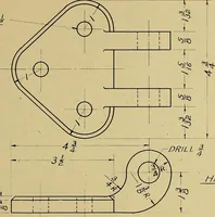 Picture 19 of 108 from Practical problems in mechanical drawing and blueprint reading (1921), leaf 20