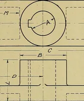 An illustration from Practical problems in mechanical drawing and blueprint reading (1921)