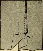 An illustration from Practical sewing and dressmaking (1913)