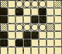 An illustration from A practical treatise on weaving and designing of textile fabrics : with chapters on the principles of construction of the loom, calculations and colour (1879)