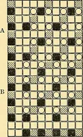 Picture 88 of 116 from A practical treatise on weaving and designing of textile fabrics : with chapters on the principles of construction of the loom, calculations and colour (1879), leaf 227