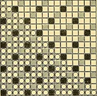 Picture 92 of 116 from A practical treatise on weaving and designing of textile fabrics : with chapters on the principles of construction of the loom, calculations and colour (1879), leaf 231