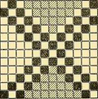 Picture 105 of 116 from A practical treatise on weaving and designing of textile fabrics : with chapters on the principles of construction of the loom, calculations and colour (1879), leaf 255