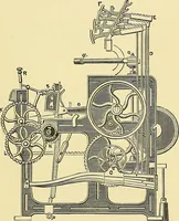 An illustration from A practical treatise on weaving and designing of textile fabrics : with chapters on the principles of construction of the loom, calculations and colour (1879)